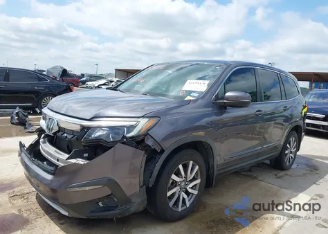 2020 Honda Pilot 2Wd Ex-L из США, поврежденный, VIN 5FNYF5H54LB020224